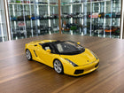 1/18 Diecast Lamborghini Gallardo Spyder Yellow Bburago Scale Model Car - detailed collector display model