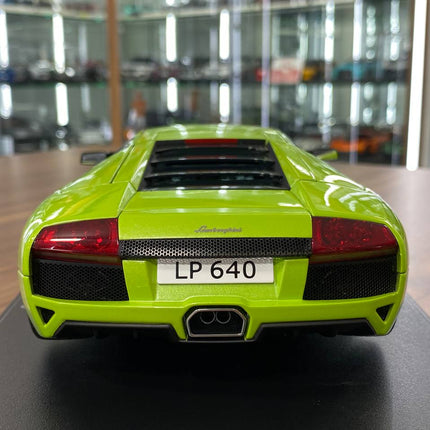AutoArt Lamborghini Murciélago LP640 Verde Ithaca Green 1:18 Diecast Model Car - premium collector scale model