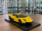 AutoArt Lamborghini Murcielago LP670-4 SV Giallo Orion Yellow 1:18 Diecast Model Car - detailed collector display model