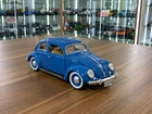 Bburago Volkswagen Kafer Beetle 1955 1/18 Diecast Model Car Blue - detailed collector display model
