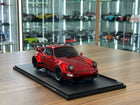 Solido 1/18 Porsche 911 (964) RWB Body Kit Red Metallic Diecast Model - detailed collector display model