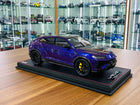 MR Collection Models Lamborghini URUS Performante 1/18 Purple Resin Diecast Model Car - detailed collector display model