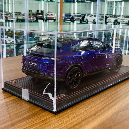 MR Collection Models Lamborghini URUS Performante 1/18 Purple Resin Diecast Model Car - scale model collectible piece