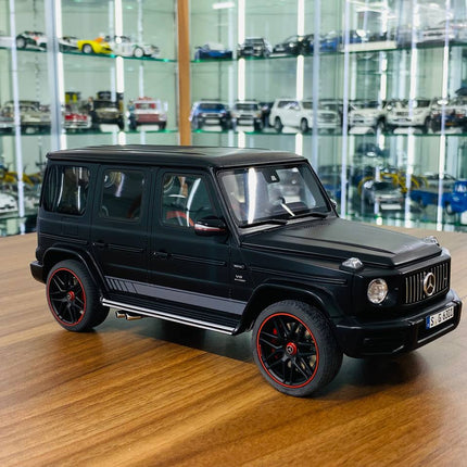 GT Spirit Mercedes-Benz AMG G-63 xffmw Edition 1:18 Matt Black Diecast Model Car - detailed collector display model
