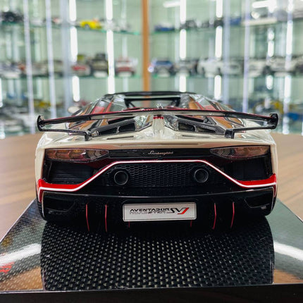 1/18 Resin - MR Collection Lamborghini Aventador Roadster SVJ #63 , 01/01 Limited Edition - premium collector scale model