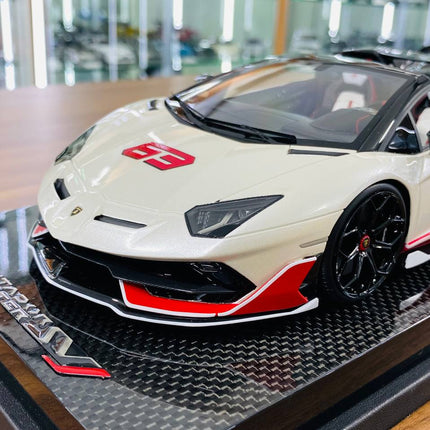 1/18 Resin - MR Collection Lamborghini Aventador Roadster SVJ #63 , 01/01 Limited Edition - collector edition scale model
