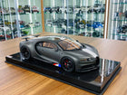 MR Collection 1:18 Bugatti Chiron Sport Resin Model Matt Grey White - detailed collector display model