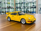 Solido Porsche 911 3.8 RS 1:18 Diecast Model Car Yellow - detailed collector display model