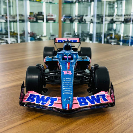 Solido Alpine A522 Fernando Alonso #14 1/18 Diecast Model Car Monaco GP F1 - showroom-quality model replica