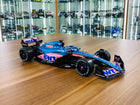 Solido Alpine A522 Fernando Alonso #14 1/18 Diecast Model Car Monaco GP F1 - detailed collector display model