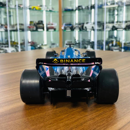 Solido Alpine A522 Fernando Alonso #14 1/18 Diecast Model Car Monaco GP F1 - scale model for display