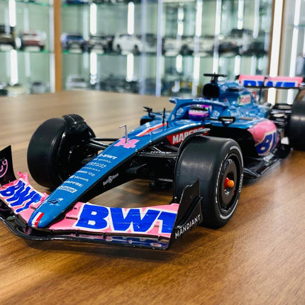 Solido Alpine A522 Fernando Alonso #14 1/18 Diecast Model Car Monaco GP F1 - fine detailed model replica