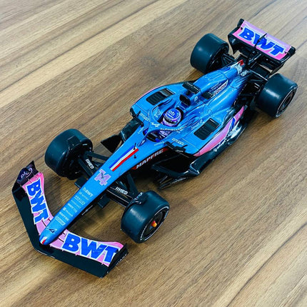 Solido Alpine A522 Fernando Alonso #14 1/18 Diecast Model Car Monaco GP F1 - collectible scale model car