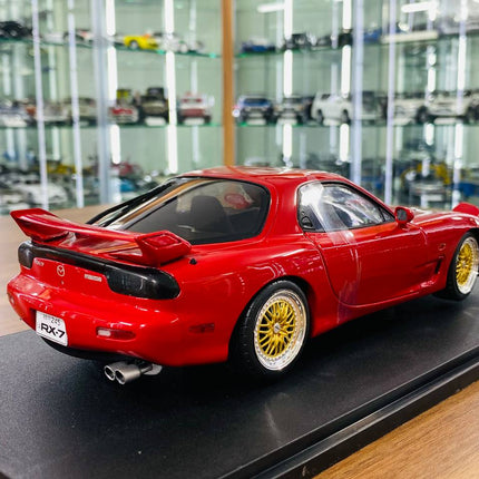 Solido Mazda RX7 Type RS (FD35) 1/18 Diecast Model Car Red - collectible scale model car