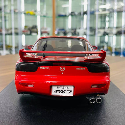 Solido Mazda RX7 Type RS (FD35) 1/18 Diecast Model Car Red - fine detailed model replica