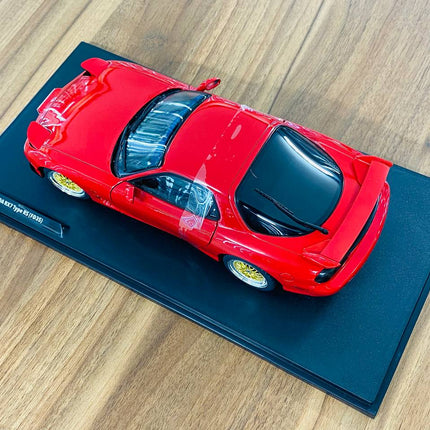 Solido Mazda RX7 Type RS (FD35) 1/18 Diecast Model Car Red - detailed die-cast style model