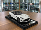 MotorHelix 1/18 Resin Aston Martin DB12 Coupe Zenith White - detailed collector display model