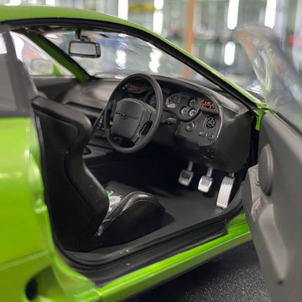 Solido 1/18 Toyota Supra MK4 A80 1993 Diecast Model Green Black - detailed die-cast style model
