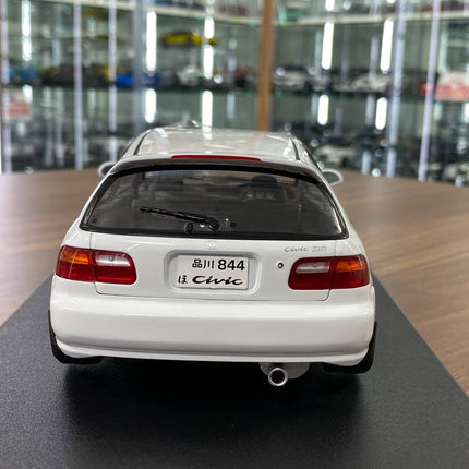 Solido 1/18 Diecast Honda Civic (EG6) 1991 White - premium collector scale model