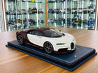 Bugatti Chiron 1/18 Red Carbon/Glacier Resin Diecast Model Car | MR Collection - detailed collector display model