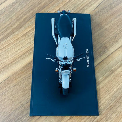 AutoArt Ducati GT 1000 Silver 1:18 Diecast Model Motorcycle - detailed die-cast style model