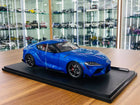 Solido Toyota Supra MK5 1:18 Blue Diecast Model Car - detailed collector display model