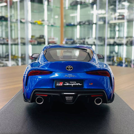 Solido Toyota Supra MK5 1:18 Blue Diecast Model Car - scale model for display