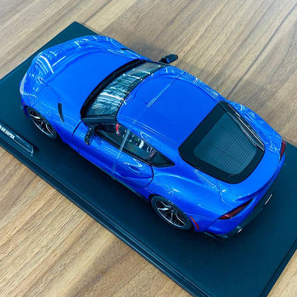 Solido Toyota Supra MK5 1:18 Blue Diecast Model Car - premium collector scale model