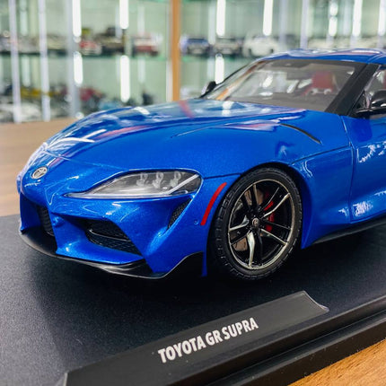 Solido Toyota Supra MK5 1:18 Blue Diecast Model Car - fine detailed model replica