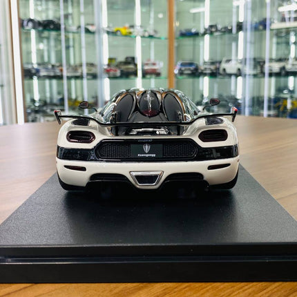 GT Spirit Koenigsegg AGERA RS 1:18 White Resin Model Car - premium collector scale model