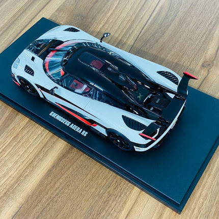 GT Spirit Koenigsegg AGERA RS 1:18 White Resin Model Car - scale model for display