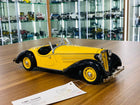 CMC 1/18 Audi Front 225 Roadster 1935 Yellow/Black Diecast Model Car - detailed collector display model