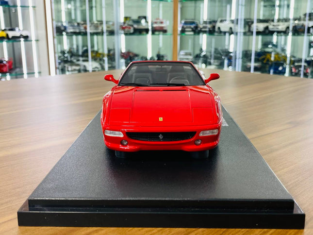 GT Spirit Ferrari 355 Spider 1/18 Resin Model Red Limited Edition - studio product photo of the scale model