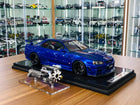 Nissan Skyline GT-R R34 Nismo Z-Tune 1/12 Resin Model Blue Motor Helix - detailed collector display model