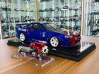 Motor Helix 1/12 Nissan Skyline Nismo GT-R R34 R-Tune Launch Version TAS Resin Model TAS 2000 - detailed collector display mo