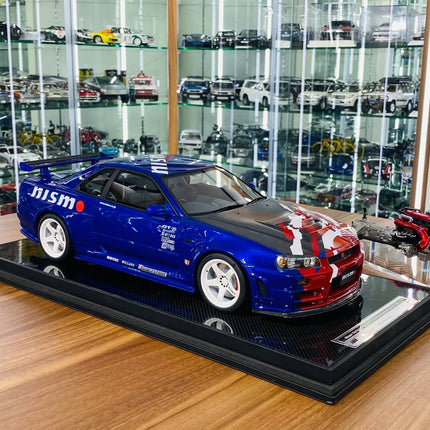 Motor Helix 1/12 Nissan Skyline Nismo GT-R R34 R-Tune Launch Version TAS Resin Model TAS 2000 - premium collector scale model