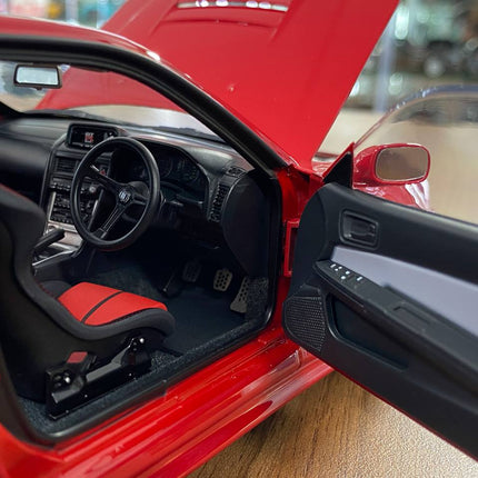 MotorHelix Nissan Skyline GT-R R34 Customized Version 1/18 Diecast Active Red - showroom-quality model replica