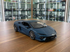 Bburago Lamborghini Temerario 2011 1/18 Matt Blue Diecast Model Car - detailed collector display model
