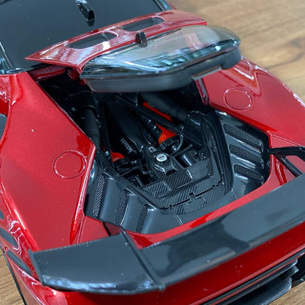 Bburago Ferrari SF90 XX Stradale 1/18 Dark Red Diecast Model Car - scale model for display