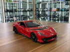 Bburago Ferrari Ferrari 812 Competizione 1/18 Diecast Model Car Red - detailed collector display model