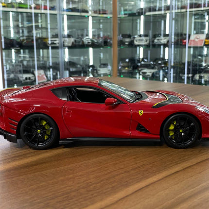 Bburago Ferrari Ferrari 812 Competizione 1/18 Diecast Model Car Red - collectible scale model car