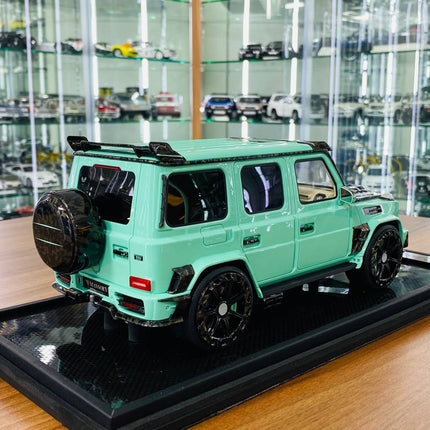 Timothy & Pierre 1/18 Mercedes-Benz G63 MANSORY Tiffany Blue Model Car - detailed die-cast style model