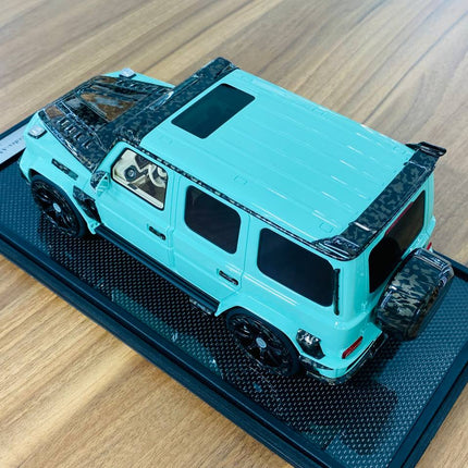 Timothy & Pierre 1/18 Mercedes-Benz G63 MANSORY Tiffany Blue Model Car - fine detailed model replica