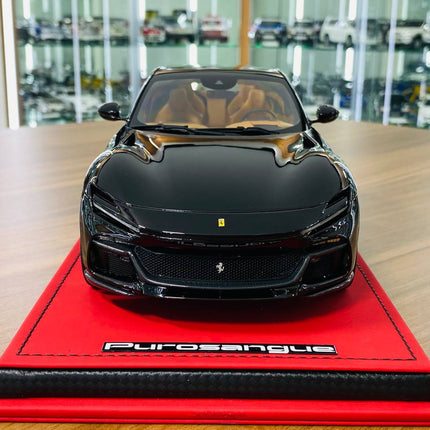 MR Collection 1/18 Ferrari Purosangue Nero Limited Edition Diecast Model - collectible scale model car
