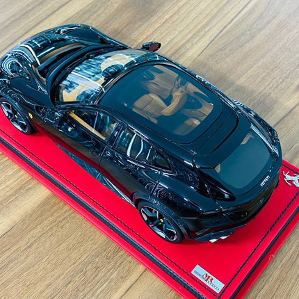 MR Collection 1/18 Ferrari Purosangue Nero Limited Edition Diecast Model - collector edition scale model