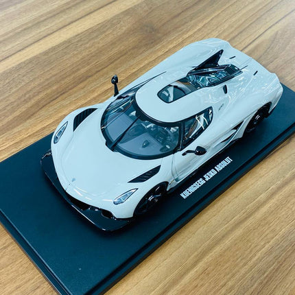 GT Spirit Koenigsegg Jesko Absolut 1/18 Resin Model Grey Limited Edition - fine detailed model replica