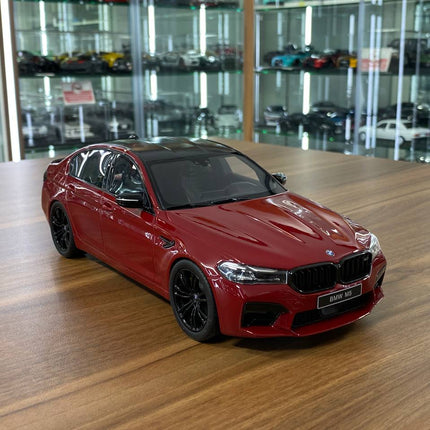 GT Spirit BMW M5 (F90) Competition 2020 1:18 Resin Model Car Imola Red - detailed collector display model