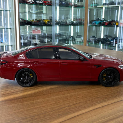 GT Spirit BMW M5 (F90) Competition 2020 1:18 Resin Model Car Imola Red - collectible scale model car