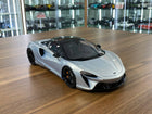 GT Spirit McLaren Artura 2021 1:18 Resin Model Car Silver Limited 999 Pcs - detailed collector display model