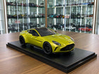GT Spirit 1:18 Aston Martin Vantage 2024 Yellow Resin Model - detailed collector display model